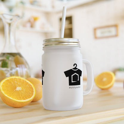 ShirtyRealtor Black Logo Mason Jar - Mug | ShirtyAgents