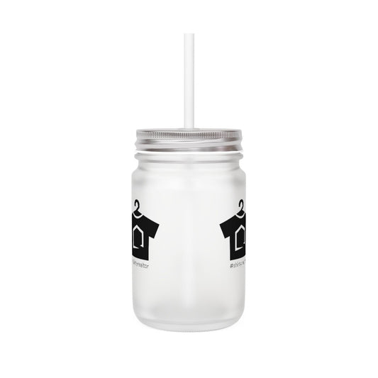 ShirtyRealtor Black Logo Mason Jar - Mug | ShirtyAgents