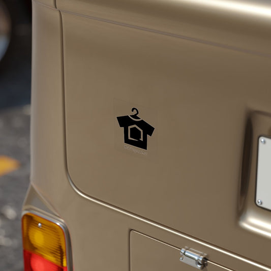 ShirtyRealtor Black Logo Outdoor Sticker - Paper products | ShirtyAgents