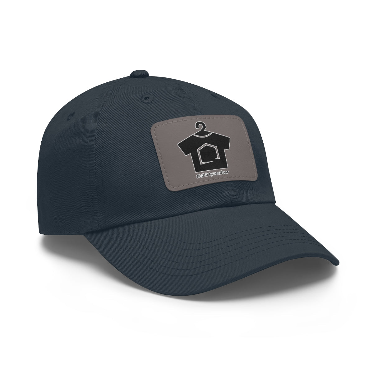 ShirtyRealtor Logo Hat with Leather Patch - Hats | ShirtyAgents