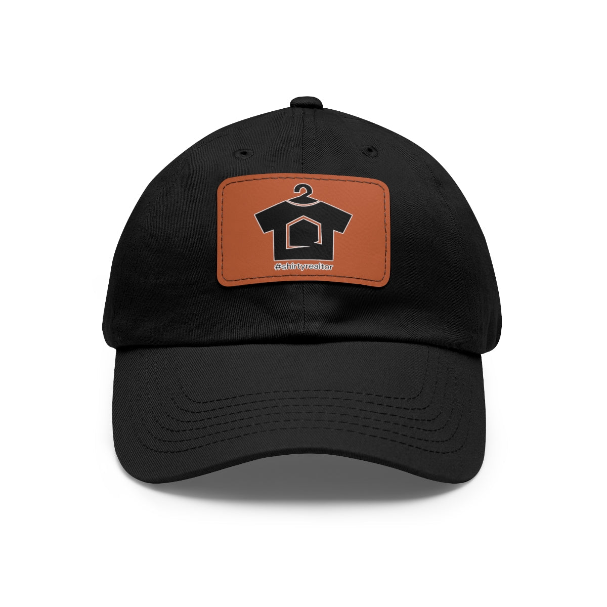ShirtyRealtor Logo Hat with Leather Patch - Hats | ShirtyAgents