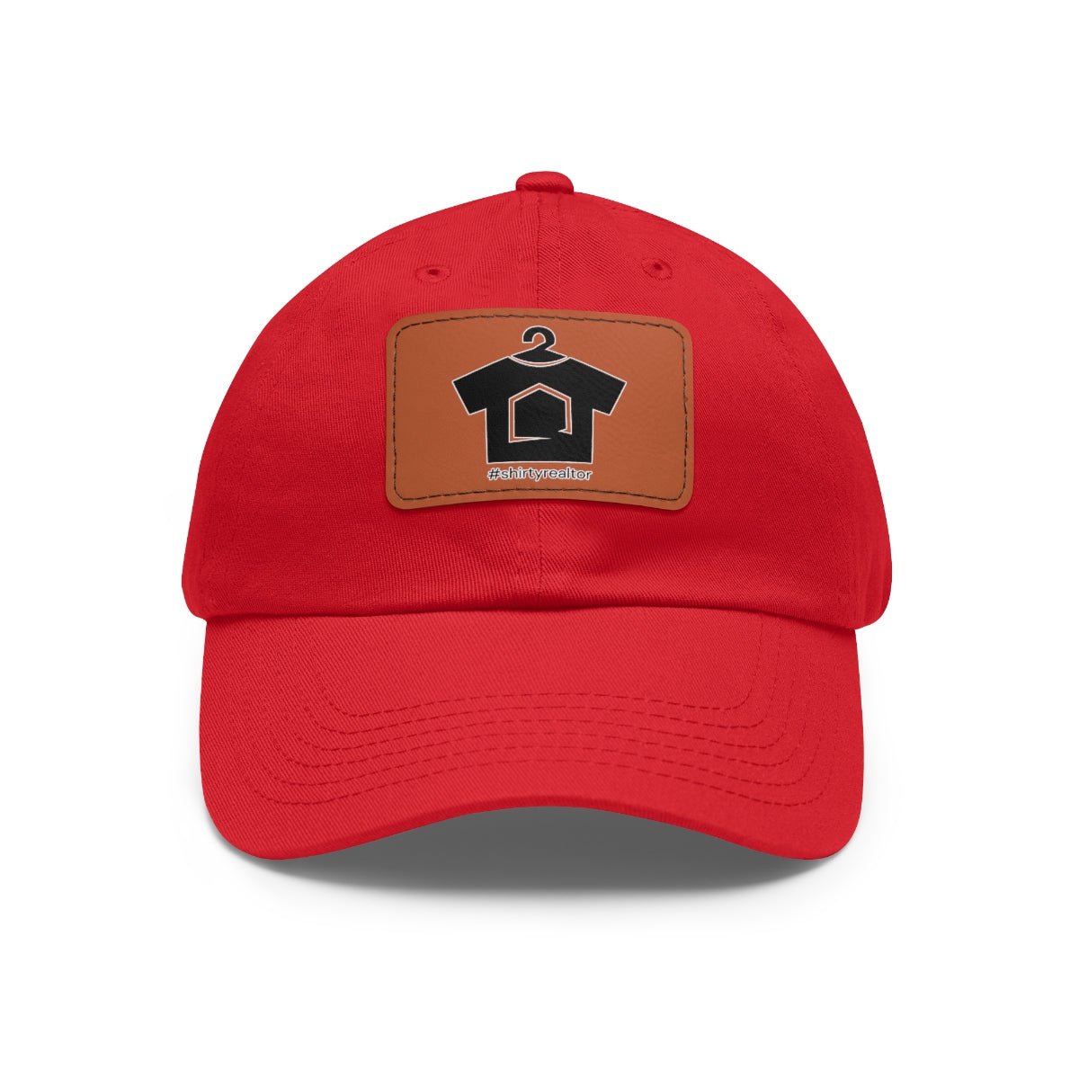 ShirtyRealtor Logo Hat with Leather Patch - Hats | ShirtyAgents