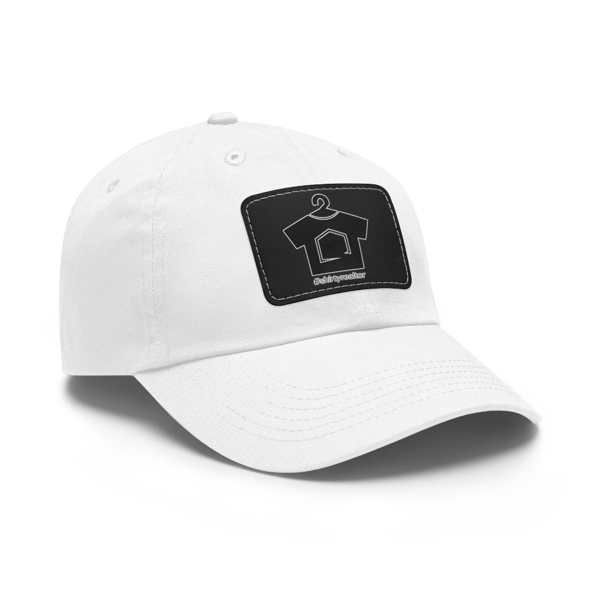 ShirtyRealtor Logo Hat with Leather Patch - Hats | ShirtyAgents