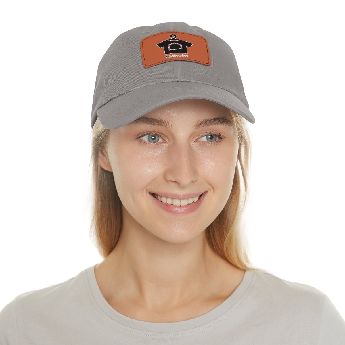 ShirtyRealtor Logo Hat with Leather Patch - Hats | ShirtyAgents