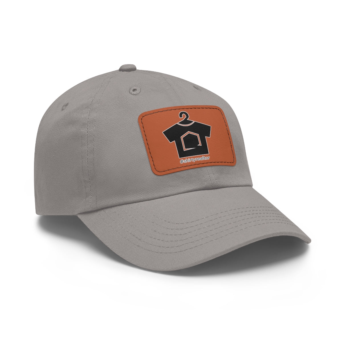 ShirtyRealtor Logo Hat with Leather Patch - Hats | ShirtyAgents