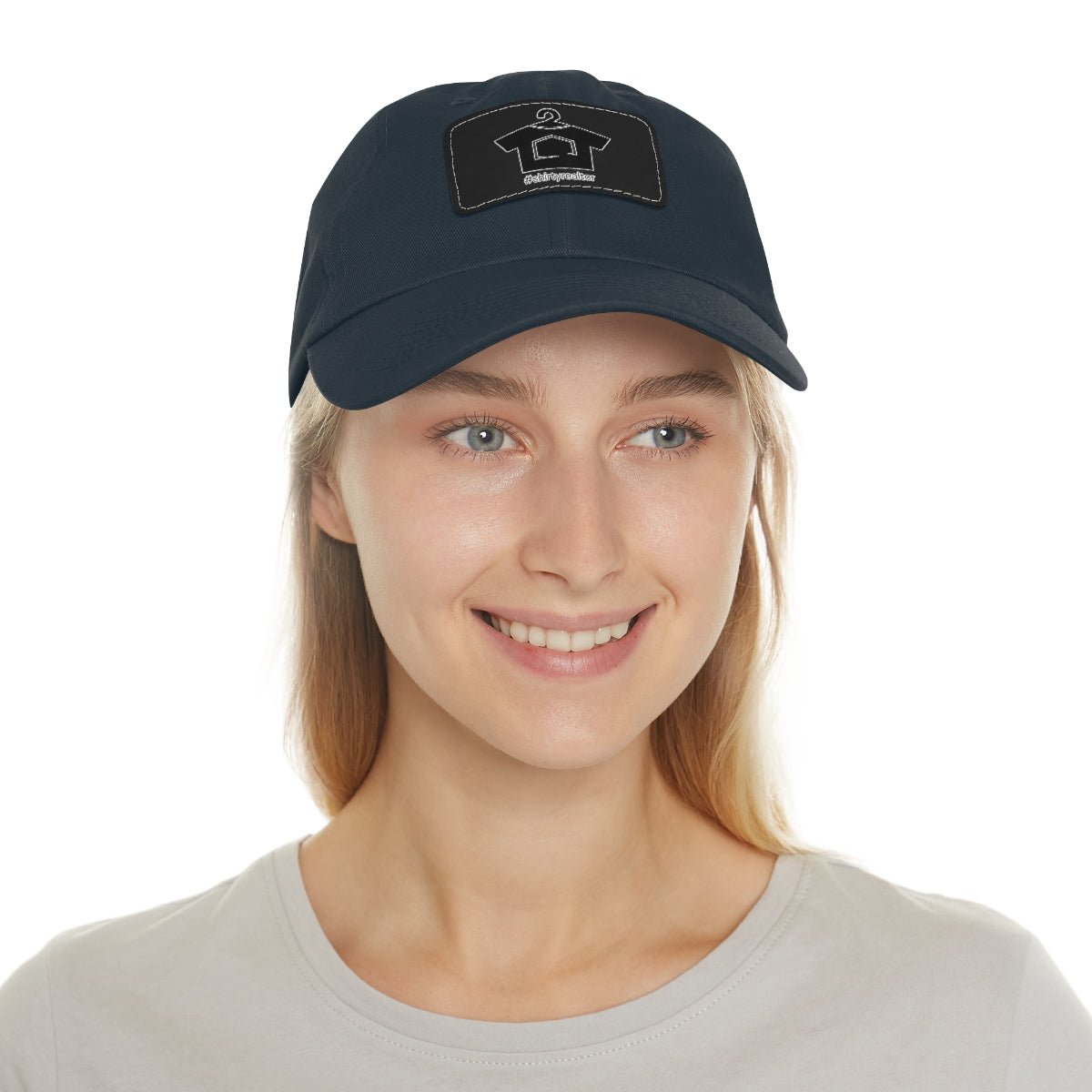 ShirtyRealtor Logo Hat with Leather Patch - Hats | ShirtyAgents
