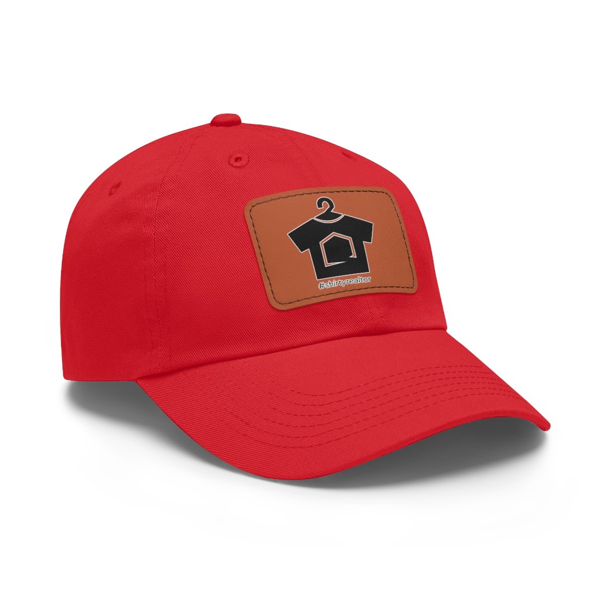 ShirtyRealtor Logo Hat with Leather Patch - Hats | ShirtyAgents