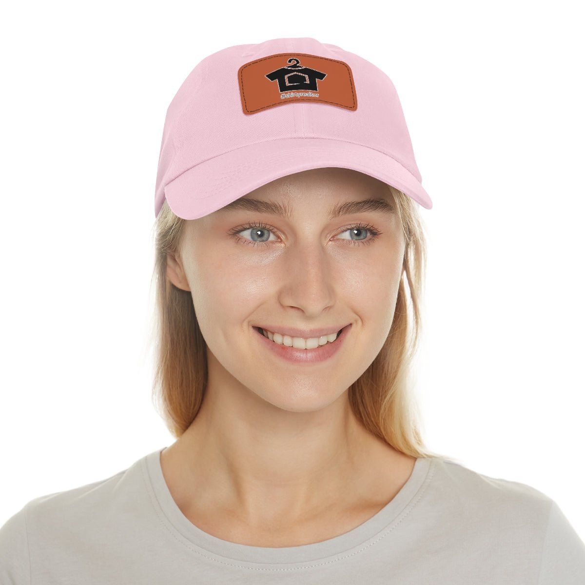 ShirtyRealtor Logo Hat with Leather Patch - Hats | ShirtyAgents