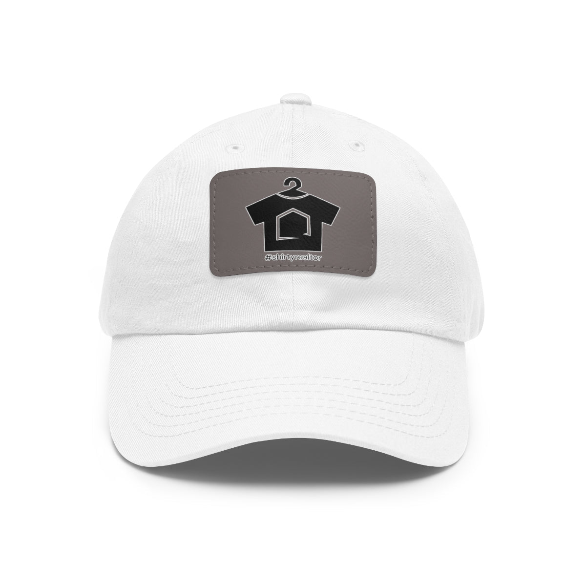 ShirtyRealtor Logo Hat with Leather Patch - Hats | ShirtyAgents