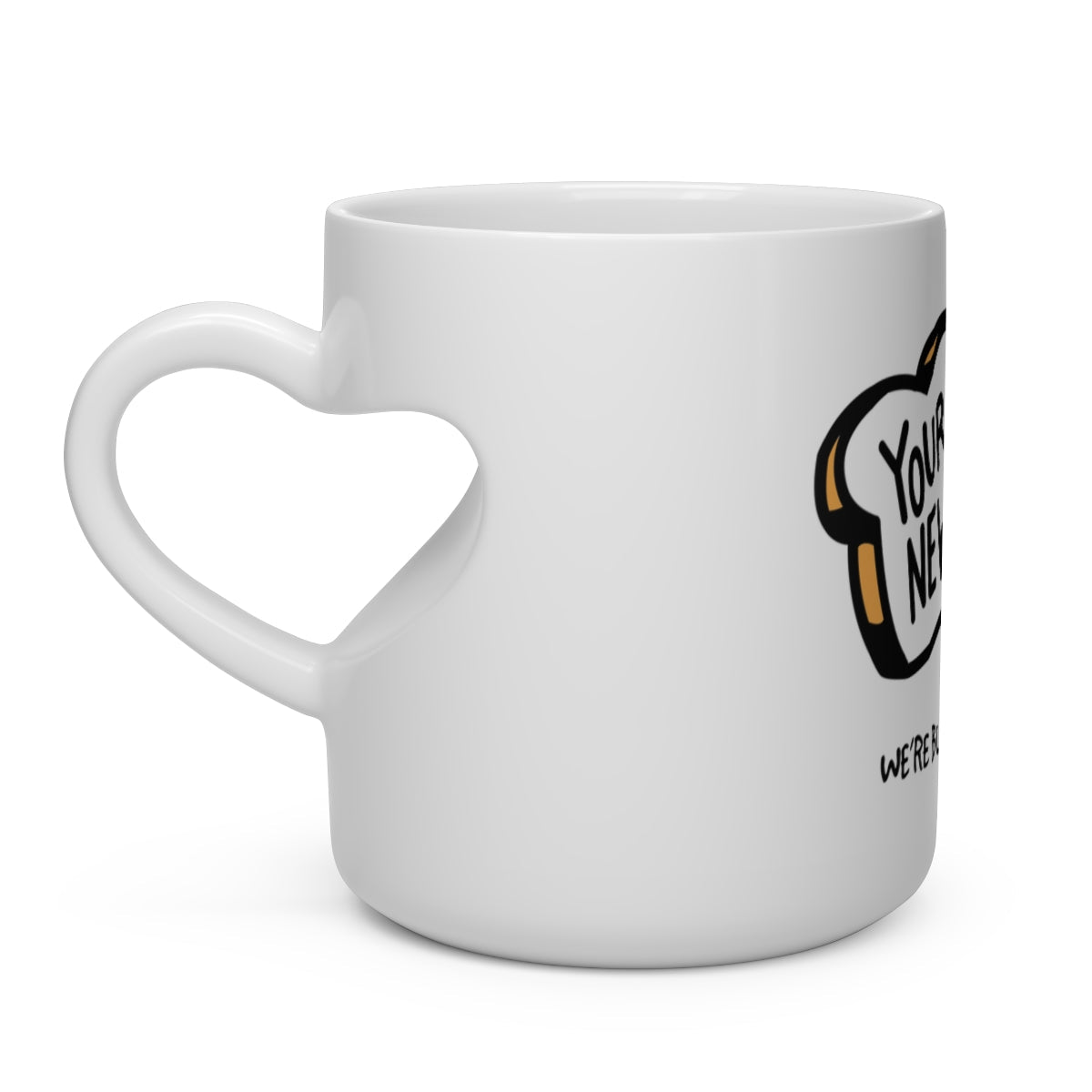 We're Butter Together Heart Shape Mug - Mug | ShirtyAgents