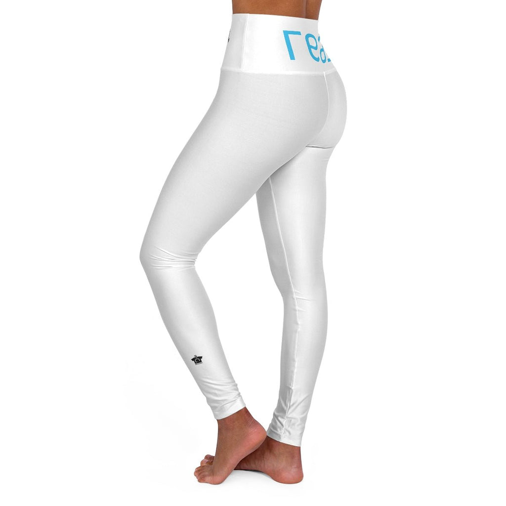 Work Hard Be Kind High Waisted Yoga Leggings - All Over Prints | ShirtyAgents