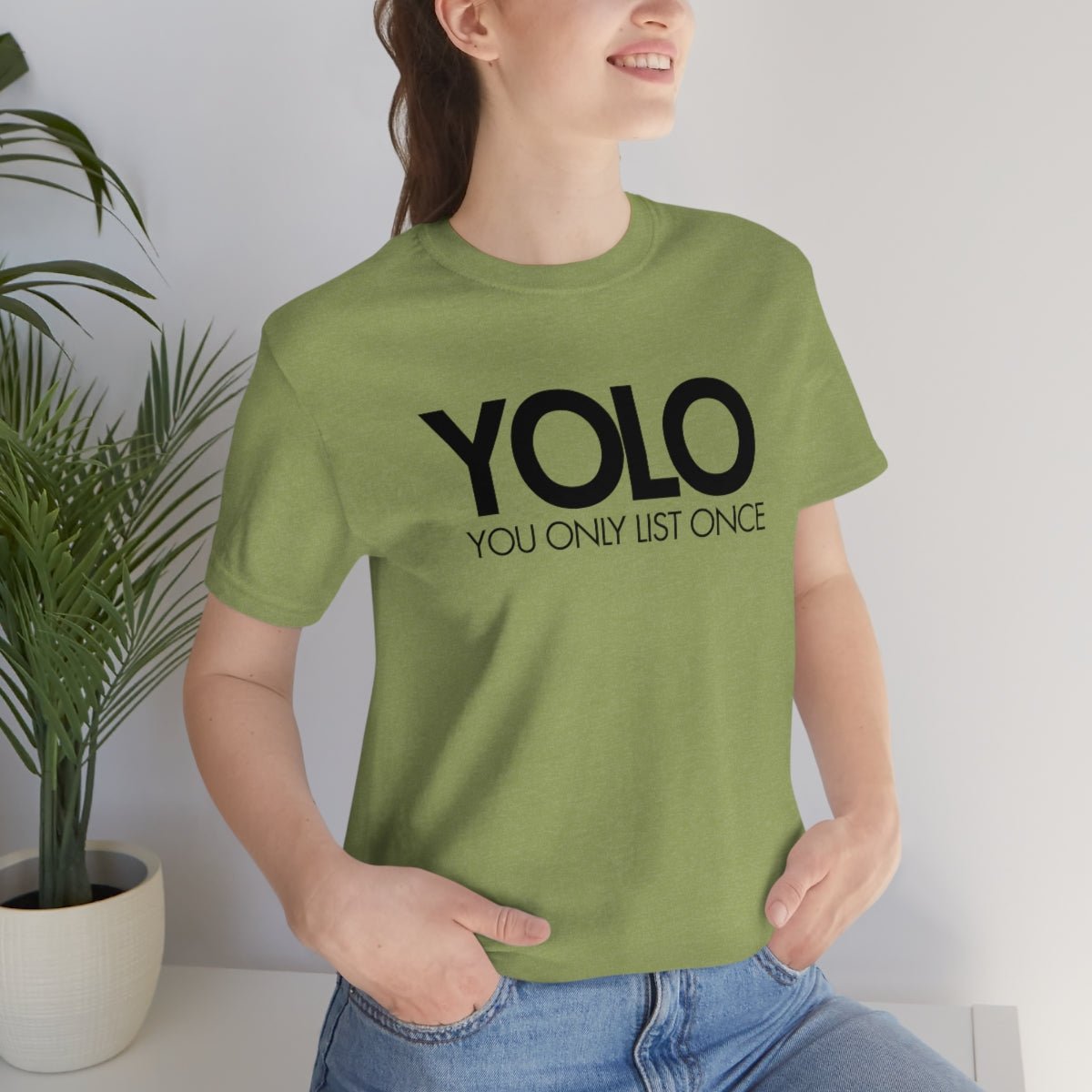 YOLO H1 – You Only List Once Tee - T-Shirt | ShirtyAgents