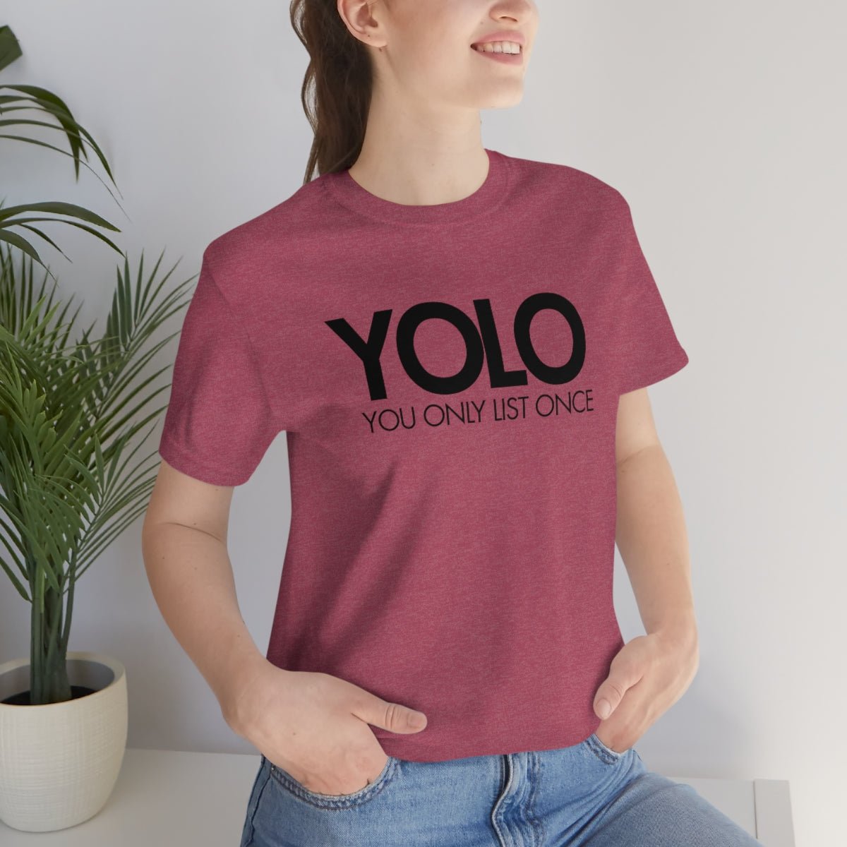 YOLO H1 – You Only List Once Tee - T-Shirt | ShirtyAgents