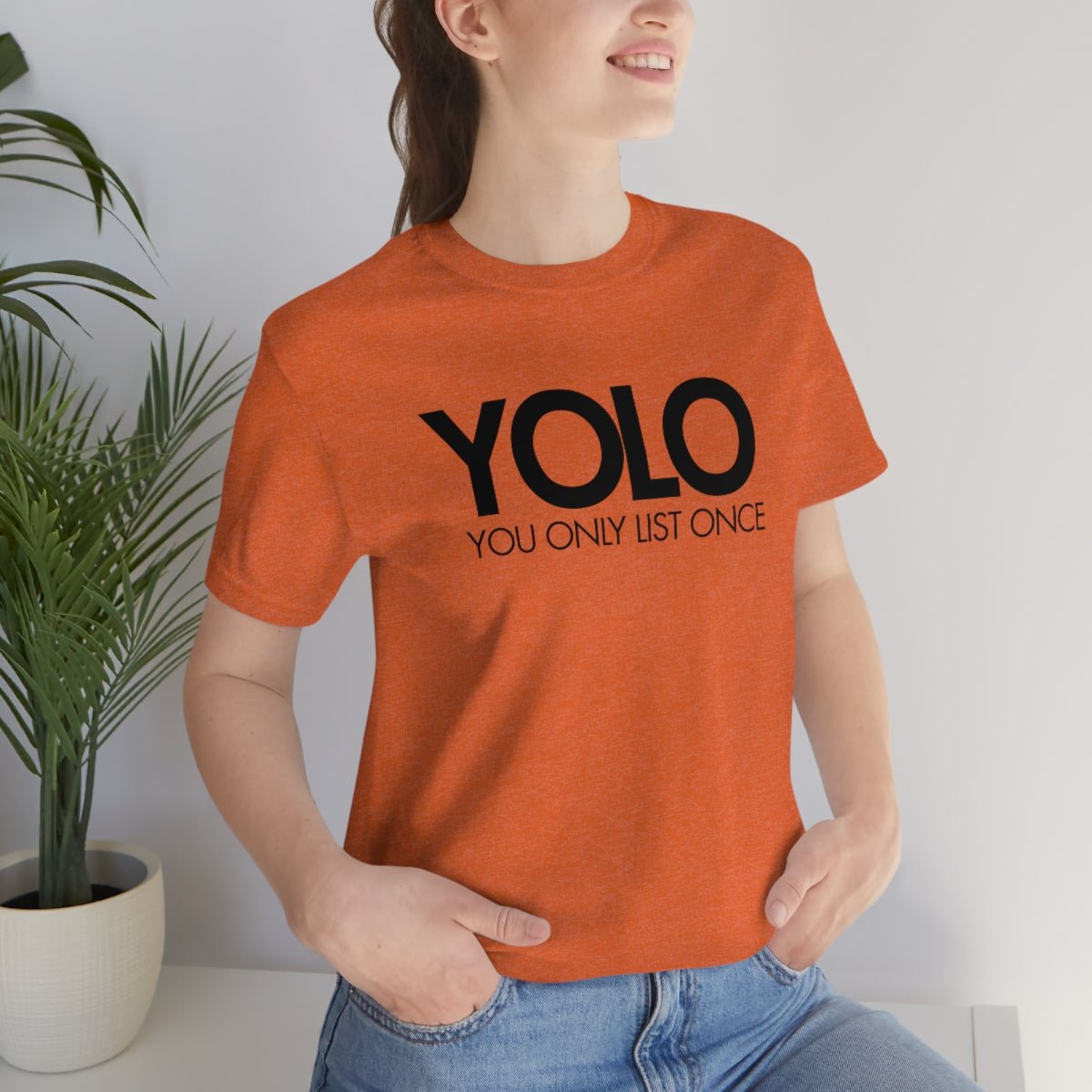 YOLO H1 – You Only List Once Tee - T-Shirt | ShirtyAgents