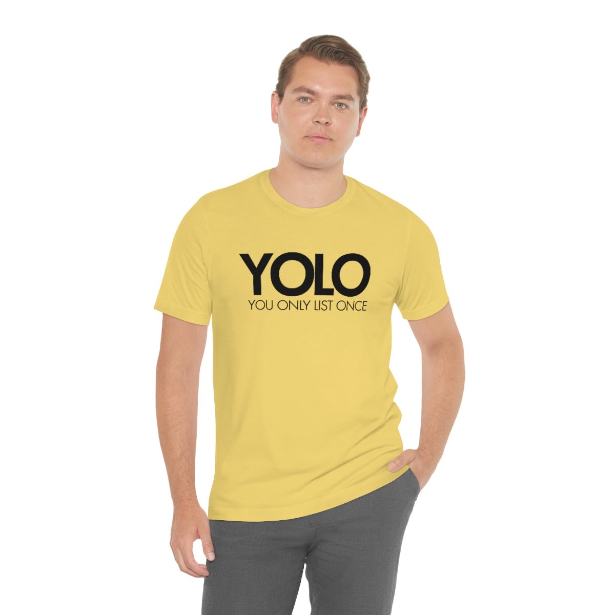 YOLO H1 – You Only List Once Tee - T-Shirt | ShirtyAgents