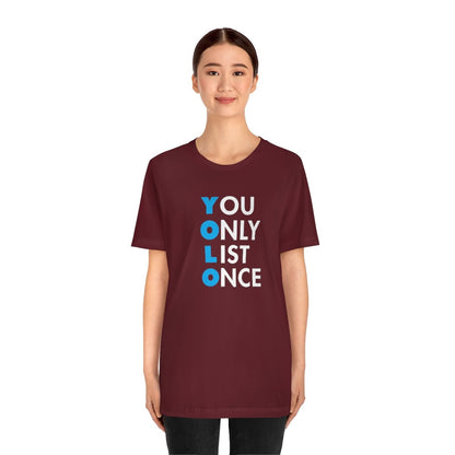 YOLO V1 – You Only List Once Tee - T-Shirt | ShirtyAgents
