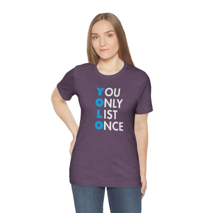YOLO V1 – You Only List Once Tee - T-Shirt | ShirtyAgents