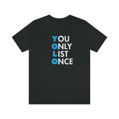 YOLO V1 – You Only List Once Tee - T-Shirt | ShirtyAgents