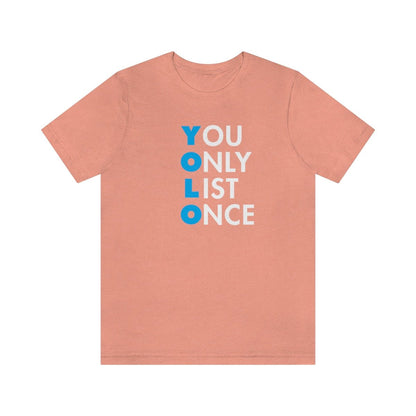 YOLO V1 – You Only List Once Tee - T-Shirt | ShirtyAgents