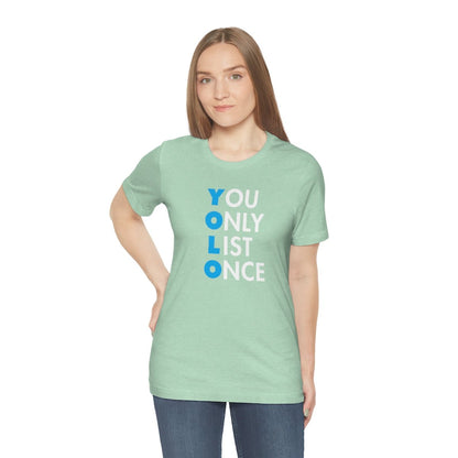 YOLO V1 – You Only List Once Tee - T-Shirt | ShirtyAgents