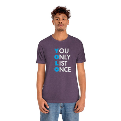 YOLO V1 – You Only List Once Tee - T-Shirt | ShirtyAgents