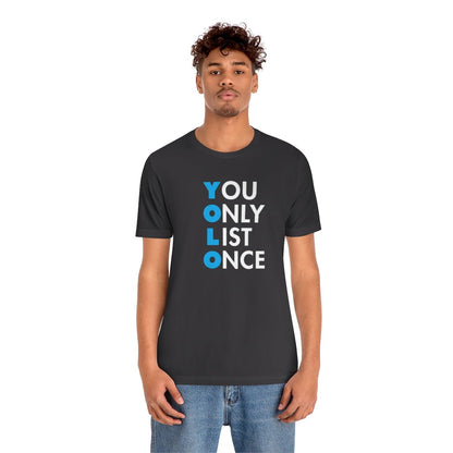 YOLO V1 – You Only List Once Tee - T-Shirt | ShirtyAgents