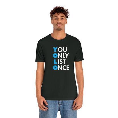 YOLO V1 – You Only List Once Tee - T-Shirt | ShirtyAgents