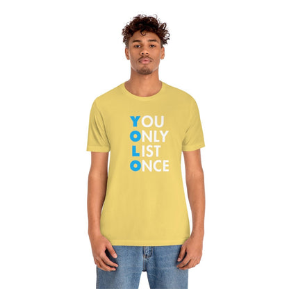 YOLO V1 – You Only List Once Tee - T-Shirt | ShirtyAgents