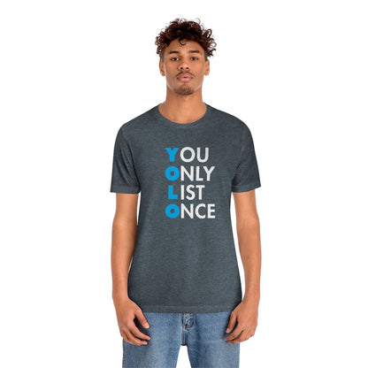 YOLO V1 – You Only List Once Tee - T-Shirt | ShirtyAgents