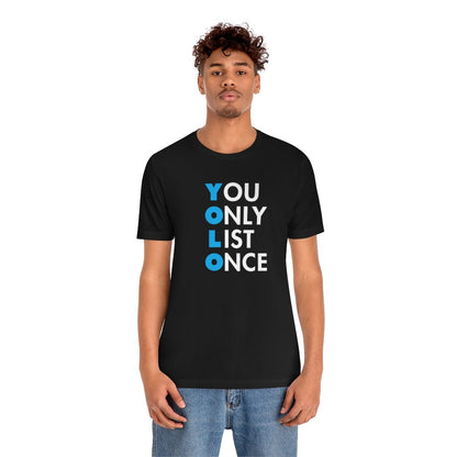 YOLO V1 – You Only List Once Tee - T-Shirt | ShirtyAgents