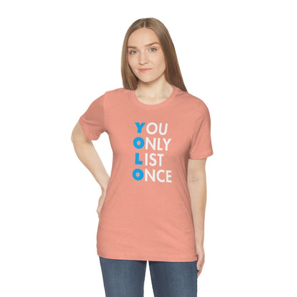 YOLO V1 – You Only List Once Tee - T-Shirt | ShirtyAgents