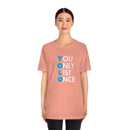 YOLO V1 – You Only List Once Tee - T-Shirt | ShirtyAgents