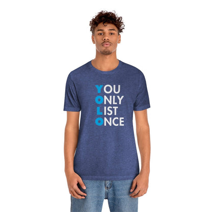 YOLO V1 – You Only List Once Tee - T-Shirt | ShirtyAgents